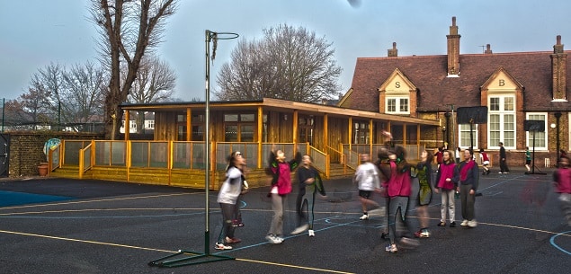 Eco-classroom by The Learning Escape at Dulwich Hamlet