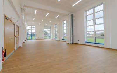 How does good classroom ventilation reduce the risk of infection?