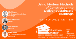 Using modern methods of construction to deliver sustainable buildings